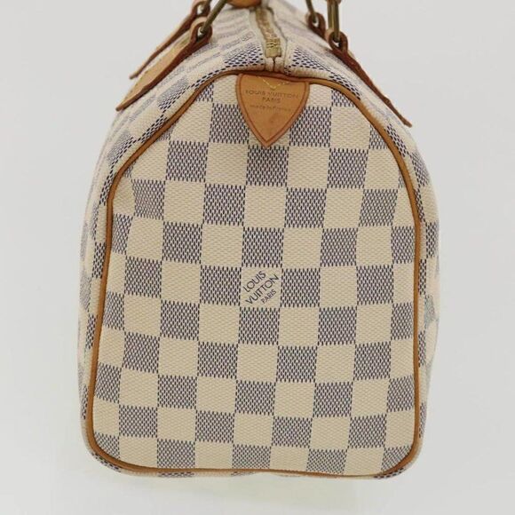 LOUIS VUITTON Damier Azur Speedy 25 Hand Bag - Picture 4 of 12